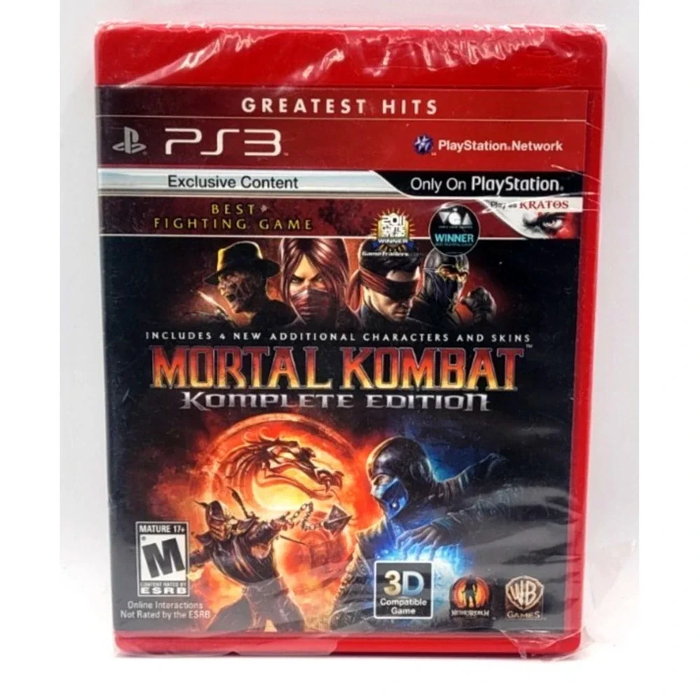 Mortal Kombat Komplete Edition (Greatest Hits) PS3 FACTORY SEALED NEW *READ*
